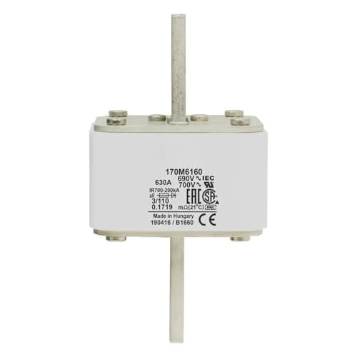 Fusible industrial 170M6169 de 168 cm para recambio de alta tensión 170M666 2