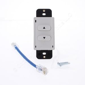 #US White Load Logic Room Controller Switch Raise/Lower UTP RJ45 RCSRLW