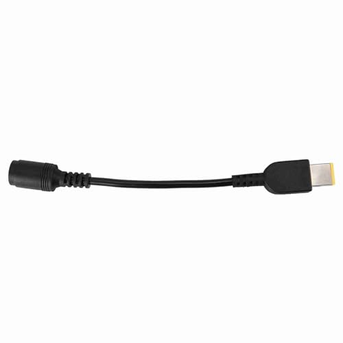 Ausla Cable Convertidor Adaptador de Corriente, Enchufe CC de 7,9x5,5 a Puerto Cuadrado con Clavija, Compatible con X240 X1 G405 para Portátiles y Ultrabooks