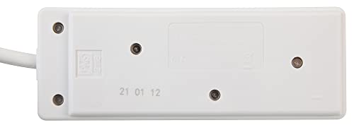 2-Gang 3m White Extension Lead - PRO ELEC PELB1510 - Image 6