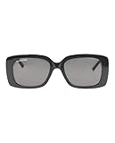 Balenciaga Square/Rectangle Sunglasses Black Black Grey Luxury Eyewear Made In Italy Acetate Frame Designer Fashion for Everyday Luxury