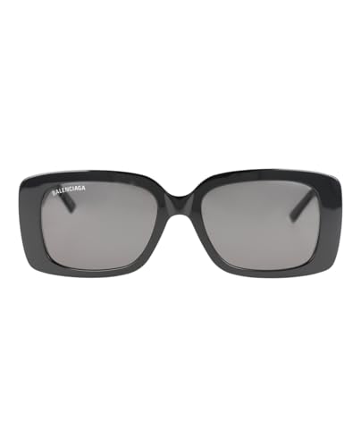 Balenciaga Square/Rectangle Sunglasses Black Black Grey Luxury Eyewear Made In Italy Acetate Frame Designer Fashion for Everyday Luxury