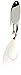 Acme Kastmaster Lure with Buck Tail Hook, Chrome, 2-Ounce