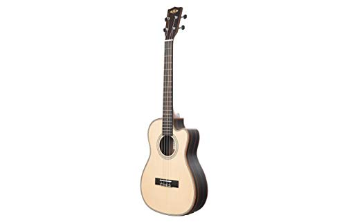 Kala KA-SSEBY-B-CE – Epicéa massif et ébène – Ukulele baryton (+ housse) - Les Beatles, Paul McCartney, John Lennon, RIngo Starr, George Harrison Kala KA-SSEBY-B-CE - Epicéa massif et ébène - Ukulele baryton (+ housse) – Image 5