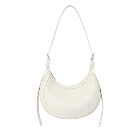 CLUCI Shoulder Bags for Women,Vegan Leather Crossbody Purses Small Crescent Bag Hobo Handbag luna bag with Adjustable Strap