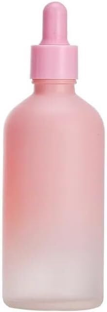 Mini Bottiglie Di Profumo Da Viaggio, Atomizzatore Di Profumo 2 Pezzi / 8 Pezzi Bottiglia Di Gel A Goccia Di Vetro Rosa Graduale Riempita Di Prodotto Essenziale Contenitore Di Imballaggio Portatile Ri