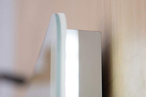 Janboe Bathroom Mirror Wall Mounted Illuminated 500x700mm Bathroom Mirror with Touch Switch + Demister…