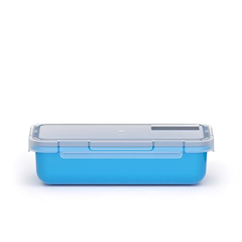 Valira Porta alimentos - Contenedor hermético de 0,5 L hecho en España, color azul
