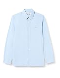 camisas lacoste precio Popelín de algodón Lacoste CH8523 Camisa de Vestir, Panorama, XL para Hombre