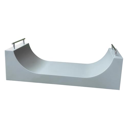 FytStycale Skateboard Ramp Sturdy Training Props Accessories Interactive Skate Game Multi Purpose Gifts Portable, U Ramp