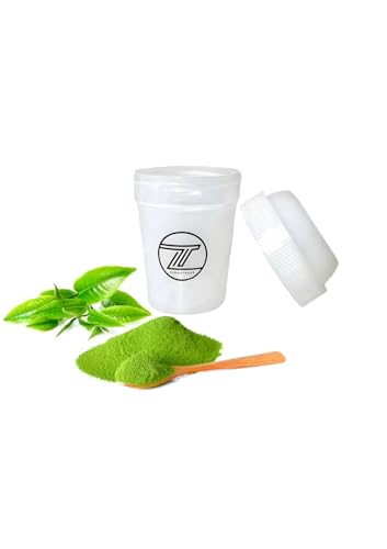 ZURMATRADE Matcha Mini Shaker Becher ToGo – Matcha Shaker, Mini Shaker für Matcha Getränke, Matcha Becher to go, Matcha Becher für unterwegs