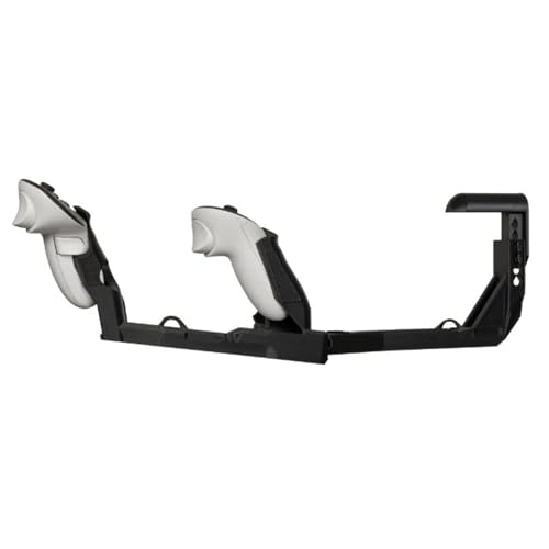 Cgrip VR Gun Stock for Meta Quest 2/3/3s/Pro | Pro Grade Light Weight Gunstock Rifle Adapter, Highest Mobility and Accuracy | Controller Accessories (Left Hand) Black