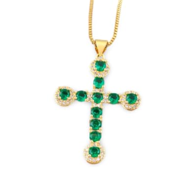 Collier pendentif créativité or bijoux tendance homme femme 6 couleurs