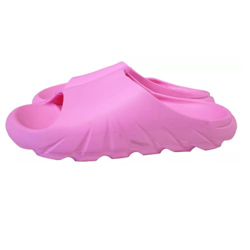 Women's Slip On Slide Sandals Flip Flop Shower Slippers House Pool Gym Pink 5-6
