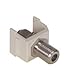 Hubbell Premise Wiring SFFTIX Snap-in Mini F Connector Telco Ivory
