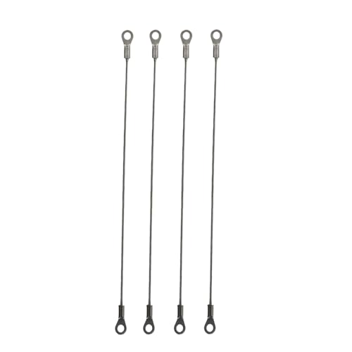 Wellrun Lot de 4 entrebâilleurs de sécurité pour fenêtre d'armoire, cordon de restriction flexible de 20,3 cm, chaîne de porte pour commode, placard, rideaux, lampes suspendues