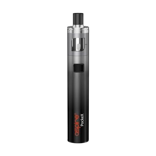 Aspire PockeX AIO All in One Kit 1500 Bulit-in Battery 2mL Special Edition (Grey Gradient) Perfect Portable and Professional Aspire Vape E Cigarette Starter Kit No Nicotine TPD Version