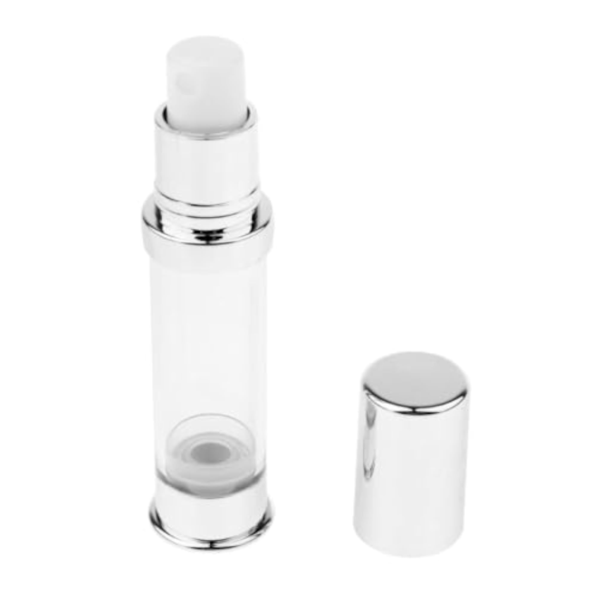 Refillable Cosmetic Lotion Serum Pump Bottle, 10ml