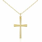 Collier   Médaille Croix Or Jaune   Chaine Dorée Offerte