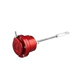 Adjustable Actuator Turbo Valve Aluminum Alloy Wastegate Actuator Most Car Turbo Valve Accessories(Red)