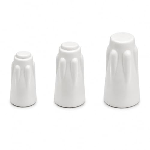Image of Ceramic Wire Nuts 75PCS, Porcelain Wire Connectors, High Temp Wire Connectors 3 Sizes S /M /L, Heat Resistant Ceramic Wire Caps for Oven Repair, Furnace, Heater, HVAC Systems
