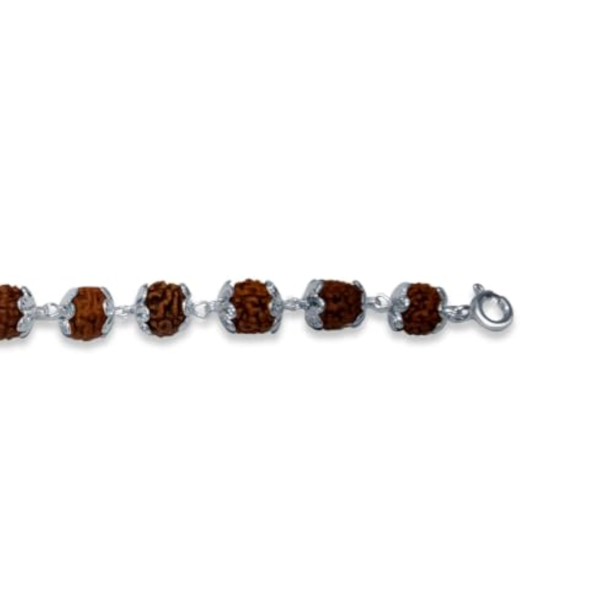 Men's Pure 925 Sterling Silver Rudra Shakti Bracelet, Gift for Him