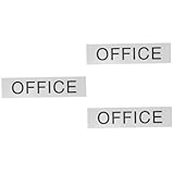 TOPPERFUN 3stücke Türschild Für Büro Und Stilvolles Büroschild Installieren Klare Kennzeichnung Bürostandorts Langlebige Materialien Für Vielseitige Anwendungen