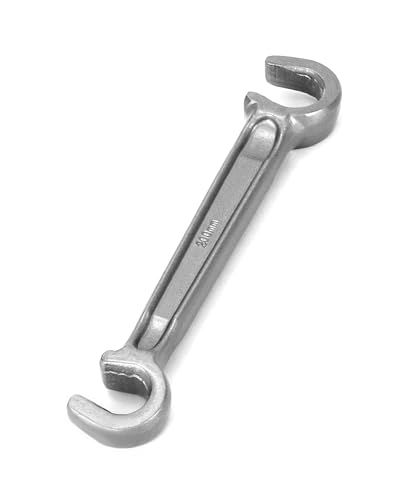 Clé de roue de valve QWORK fini les valves abîmées outil acier - 8