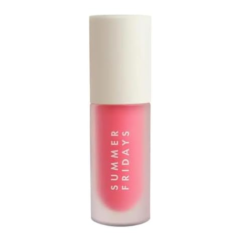 Summer Fridays Dream Lip Oil - Tinted Lip Oil with Moisturizing Sheer Coverage, High-Shine and Deep Hydration - Non-Sticky Formula for Long-Lasting Softness - Pink Cloud (0.15 Oz) Cover