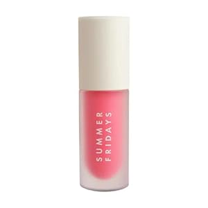 Summer Fridays Dream Lip Oil – Tinted Lip Oil with Moisturizing Sheer Coverage, High-Shine and Deep Hydration – Non-Sticky Formula for Long-Lasting Softness – Pink Cloud (0.15 Oz)