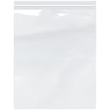 Plymor 12' x 15' (Pack of 100), 4 Mil Heavy Duty Zipper Reclosable Plastic Bags