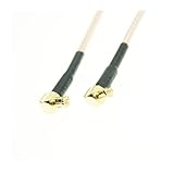 WWYELYSTH MCX オス直角 RA から MCX オス直角ピグテール ケーブル RG316 ワイヤレス リード(1Pcs 4inch)