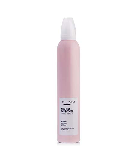 byphasse Mousse coiffante Activ pendientes para cabello rizado, 300 ml