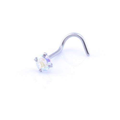 Vault 101 LimitedClaw Set Gem Nose Stud - U-Bend - Crystal AB