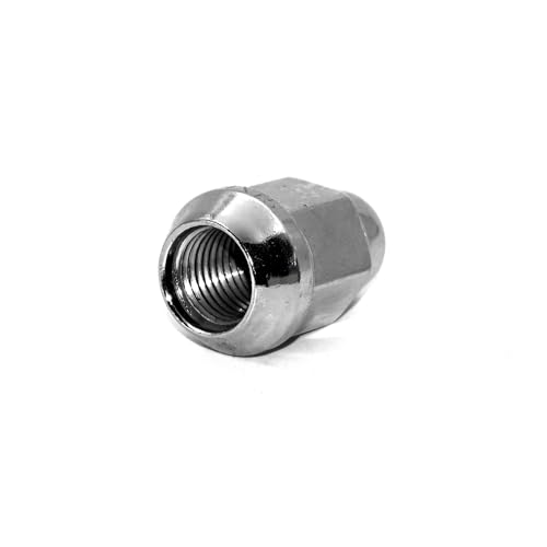 Image of 20PCS 1.4 inch Chrome 14x1.5 Closed End Bulge Acorn Lug Nuts - Cone Seat - 19mm Hex Wheel Lug Nut Compatible with Accord Civic Element HR-V Escape Sierra