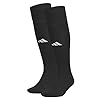 adidas Rivalry Soccer Men and Women, Workout Socks-Over The Calf, Black/White/2.0, L