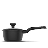 Taurus Great Moments Cazo 18 - Cazo de aluminio fundido. 18 cm diámetro. mango ergonómico. apto para todo tipo de fuegos. recubrimiento antiadherente. apto para lavavajillas. libre PFOA. negro