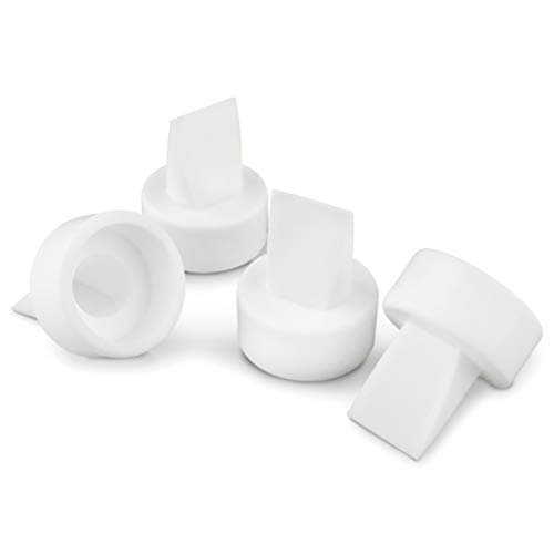 Maymom Duckbill Valves(4ct) for Ameda MYA Breast Pump Ameda MYA Pro Breast Pump Not Original Ameda MYA Valve Not Original Ameda MYA Breast Pump Accessories Ameda MYA Flange; Made by Maymom