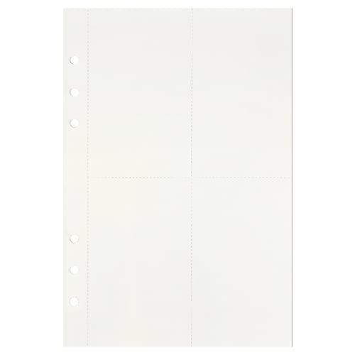 Image of Zelten Loose Leaf Punched Paper Refills Paper for 6 Hole Binder Personal Organizer Diary Notebook Refillable Planner (scratchpad,A5 /6 Hole)