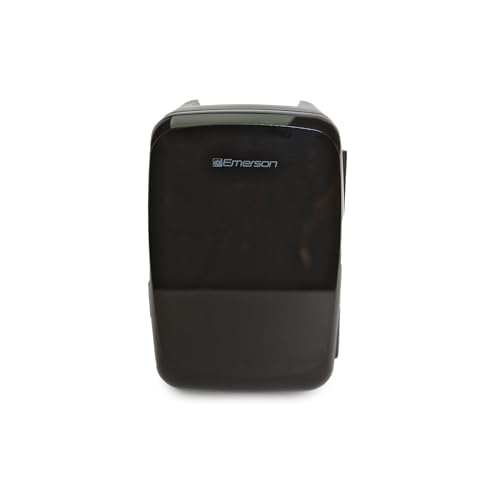 Emerson EFC-5000 Portable Mini Fridge Cooler for 6 Cans, Compact 4L Capacity, Lightweight Design, AC/DC Power Compatibility, and Removable Shelf – Perfect for Home, Office, Dorms, and Travel, Black