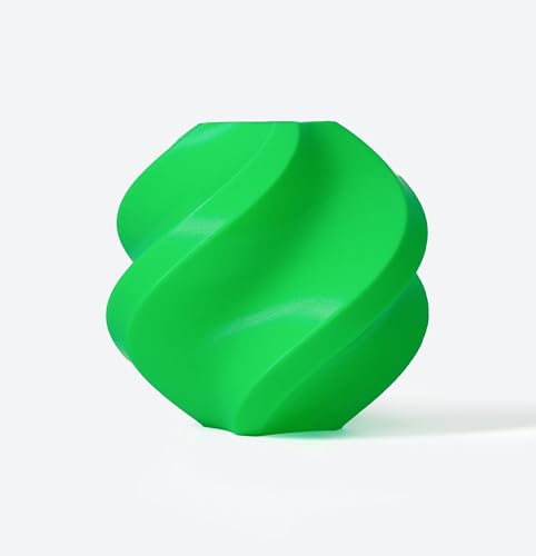 Image of Bambu Lab PLA Basic Bambu Green 3D Printer Filament Diameter: 1.75mm + /- 0.03mm, Smooth Surface Finish, Biodegradable (with Spool)