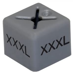 100 x Garment Clothes Marker Size Numbers: Color Size Cubes for Hanger Displays - Organize Wardrobe, Boutique - Various Sizes, Colors Available (XXXL)