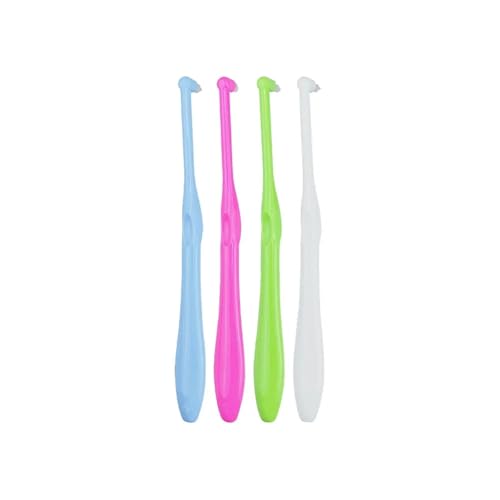 Cepillos de dientes ortodoncia de una sola cabeza para limpieza de brackets 10 uds