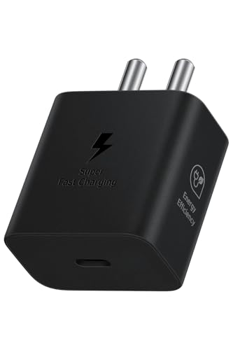 Image of 25W Pd 3.0 Type C Super Fast Charger Adapter for Samsung Galaxy M36|S25|M06|F06|M16| F16|M05|M35|F05|A06|A16|M55s|Tab S10 Ultra|S10+|A9+|Tablet 25 Watt USB C Quick Charge Power Adaptor (N Black)