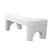 SEWOART 1pc Toilet Stool White Child Poo Pp Step Mat