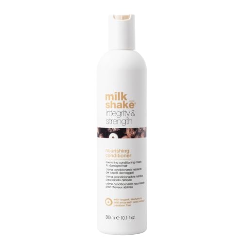 milk_shake Integrity & Strength Conditioner | Strengthening conditioner for dry damaged hair | with amaranth seed extract & muru muru butter to nourish fortify and protect hair 10.1 fl oz / 300 mL