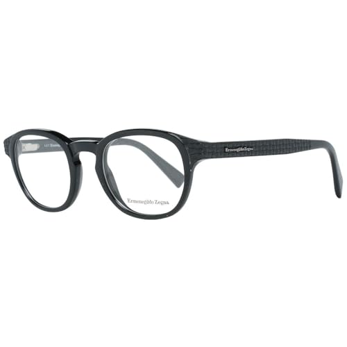 ERMENEGILDO ZEGNA mixte adulte EZ5108 001 48 Lunettes de soleil, Noir (NERO LUCIDO)