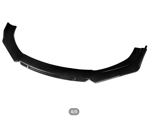 AUTO MT 4pcs Black Car Front Bumper Splitter 4 Pieces - Image 4