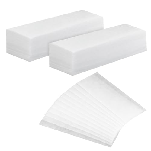 400 bande epilation non tissées, bande cire épilation, cire epilation band, tissu epilation, 7 x 20 cm, pour le visage, les jambes, les bras, le corps