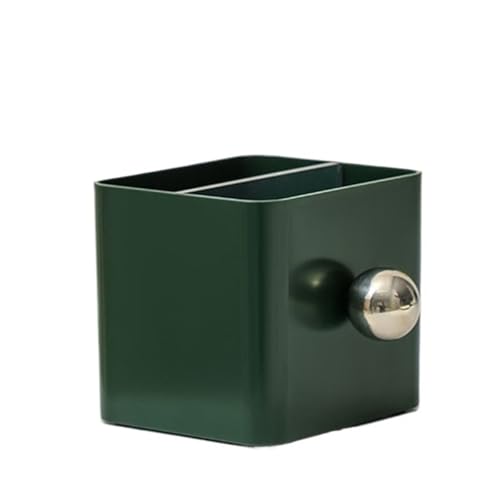Pot à crayon en céramique jaune design bille pour bureau moderne - 7